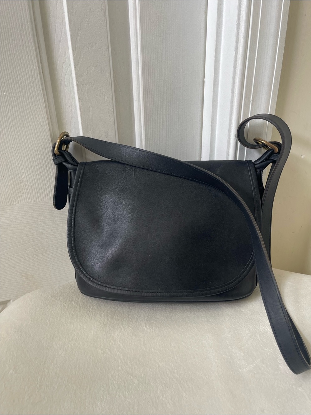 Coach  Soho Fletcher Vintage Black Leather Bag
